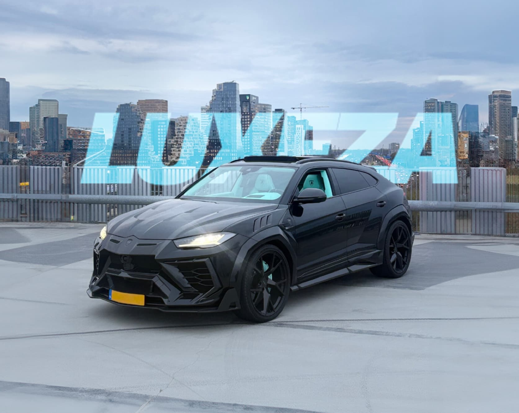 Lamborghini Urus Mansory Tiffany huren Lelystad — Luxeza Autoverhuur Autoverhuur