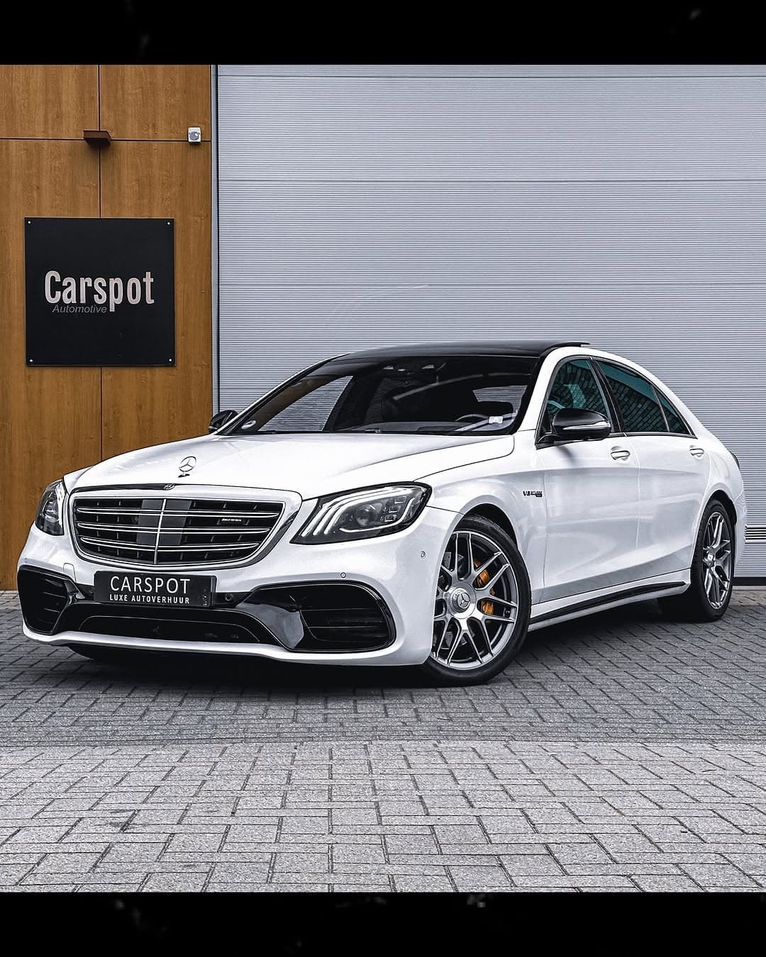 Mercedes-Benz S63 AMG Lang huren Rotterdam — Carspot Autoverhuur