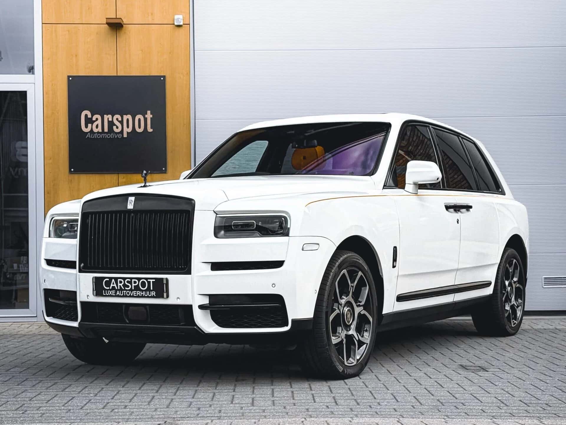 Rolls-Royce Cullinan Black Badge rental Rotterdam, Carspot Autoverhuur