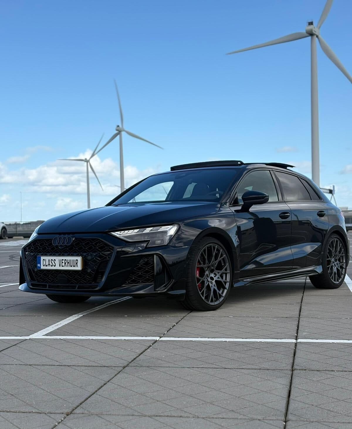 Audi RS3 Sportback (Kuipstoelen) huren Amsterdam — Class Verhuur B.V.