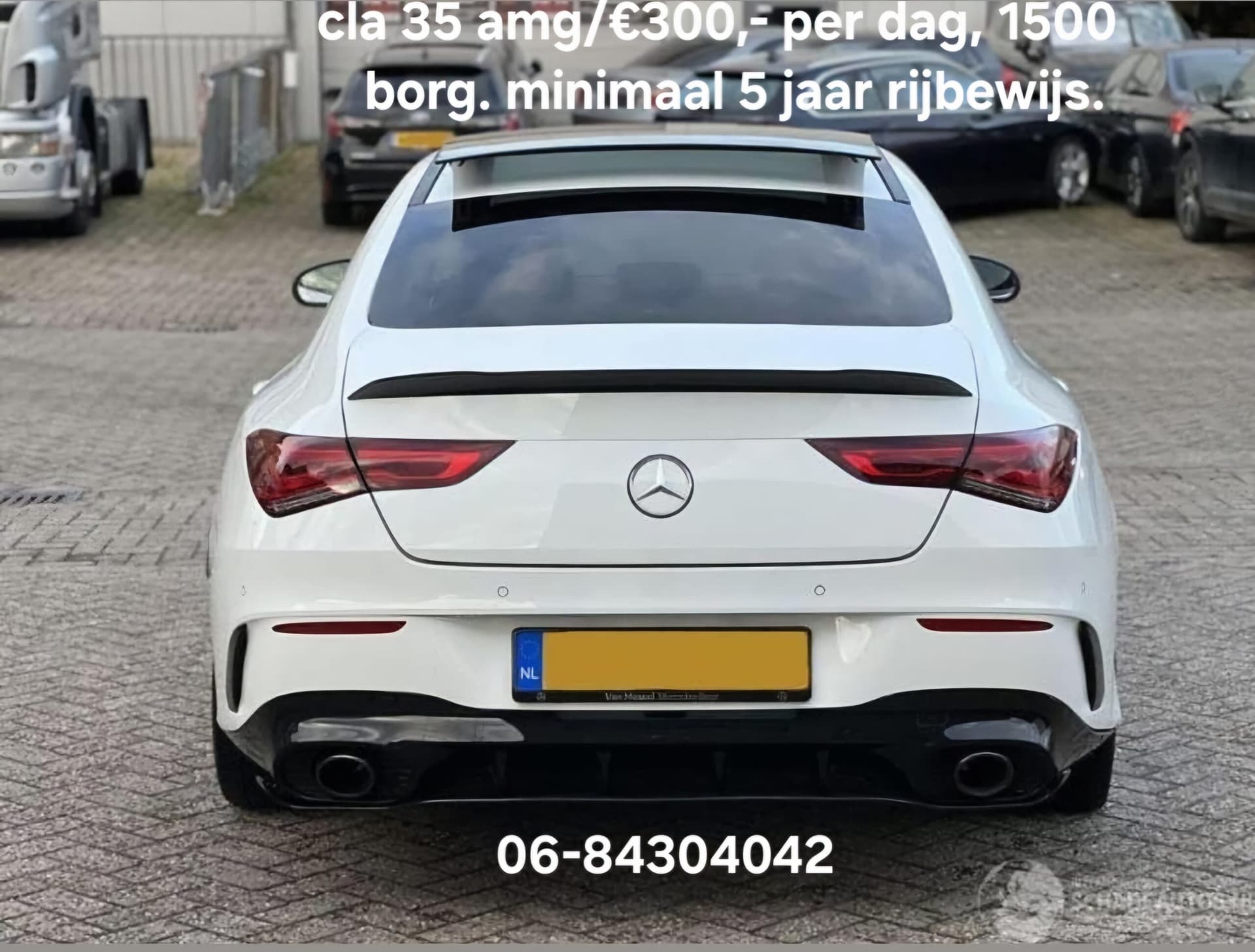 Mercedes-Benz CLA35 AMG huren Rotterdam — Exclusieve Autoverhuur Schiedam