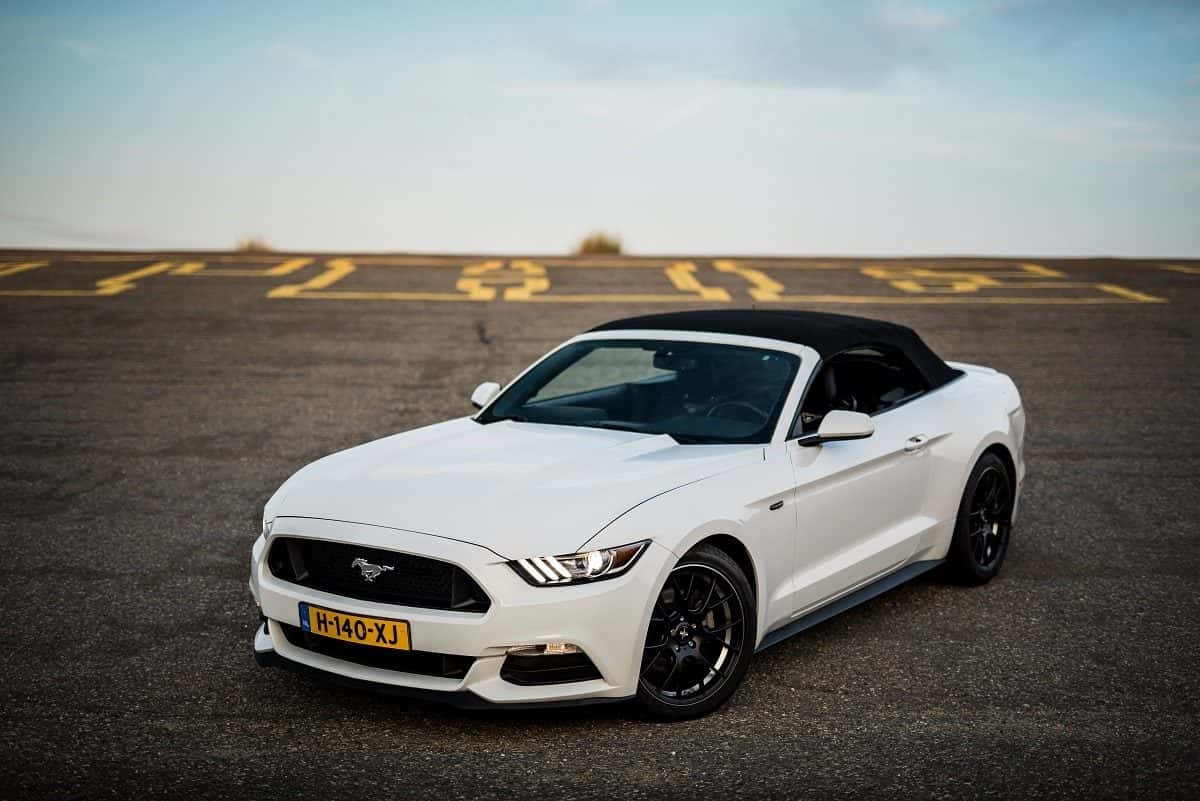 Ford Mustang Cabrio huren Zwijndrecht — JS Trouwauto's