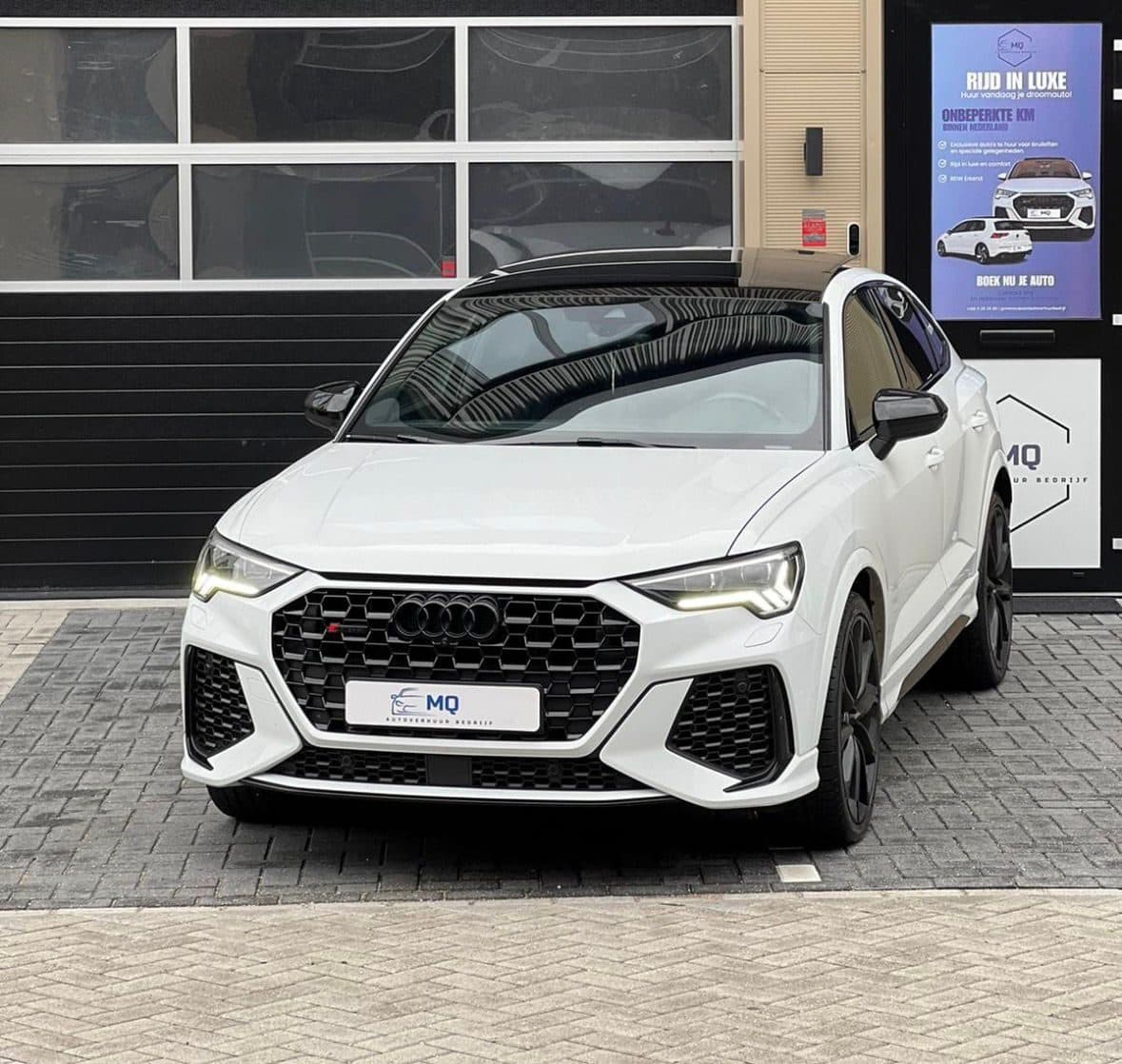 Audi RSQ3 Sportback huren Rotterdam — Money Quest Autoverhuurbedrijf