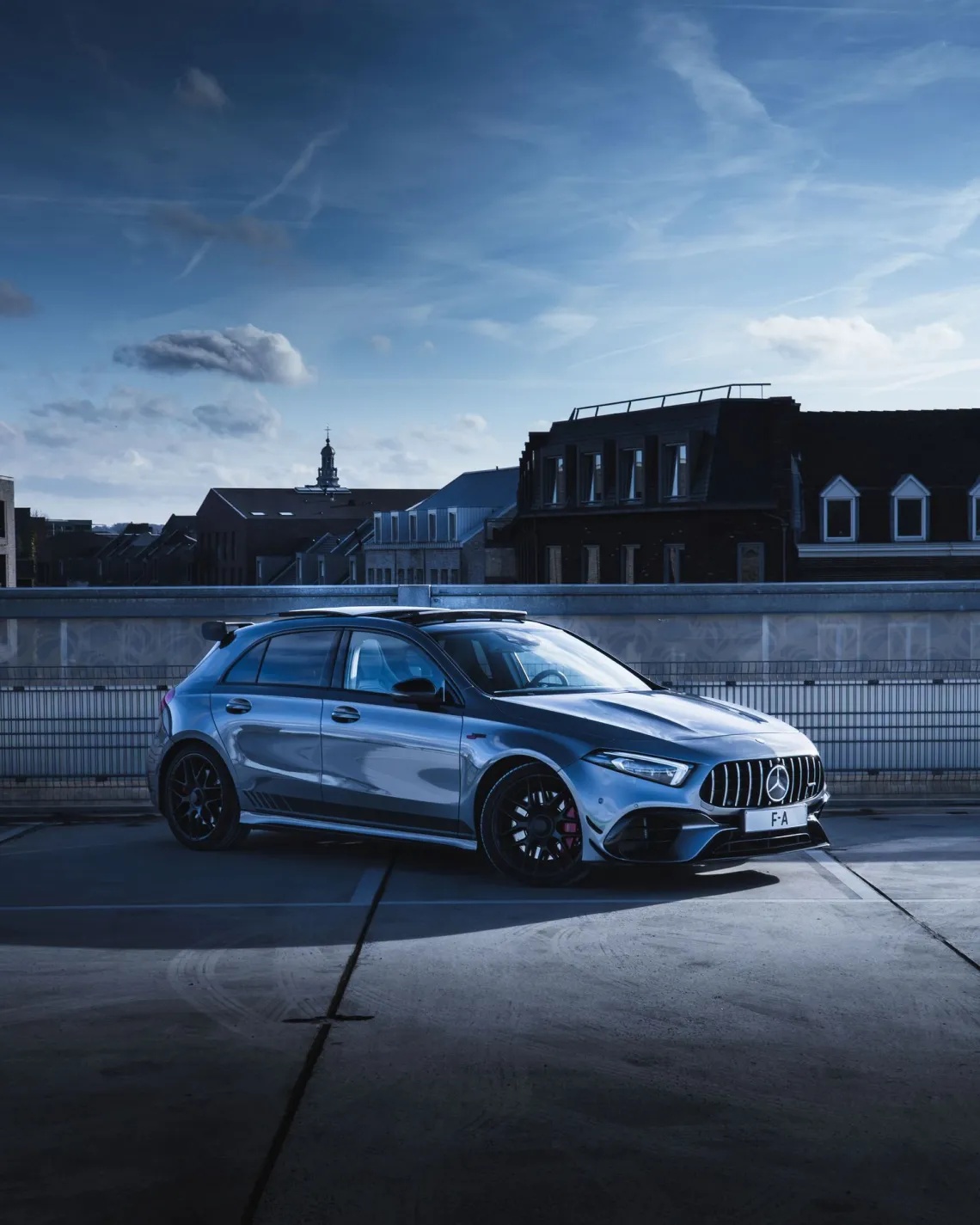 Mercedes-Benz A45s AMG huren Maasmechelen — FA MOTORS