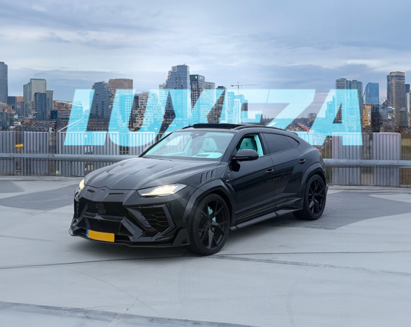 Lamborghini Urus Mansory Tiffany huren Lelystad — Luxeza Autoverhuur Autoverhuur